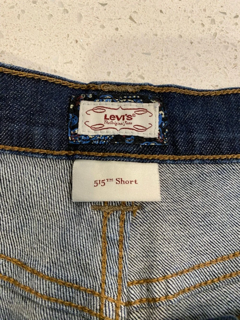 Levi's 515 Denim Shorts size 16 cowboy western festival Y2K